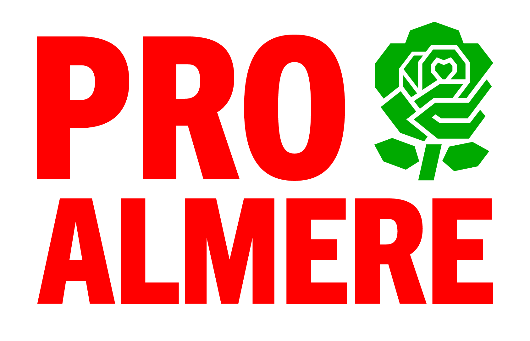 Logo politieke partij PRO Almere
